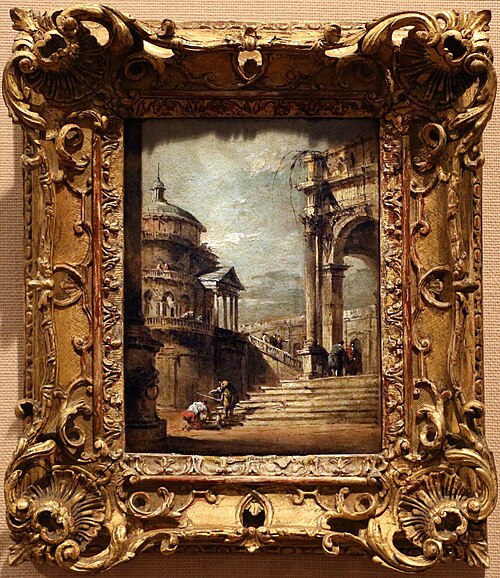 Architektonisches Capriccio, Venedig, 1770, Francesco Guardi