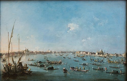 Régate sur le canal de la Giudecca, 1784, Francesco Guardi