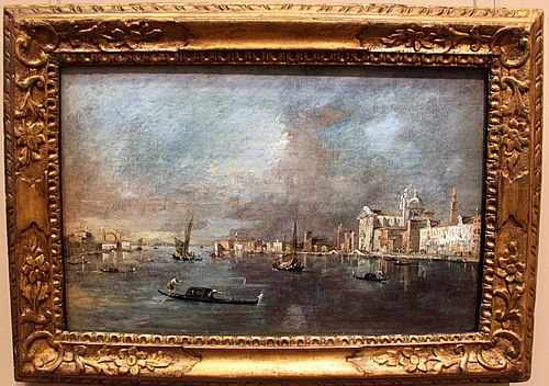 Vue de la Giudecca avec les Zattere, 1780, Francesco Guardi