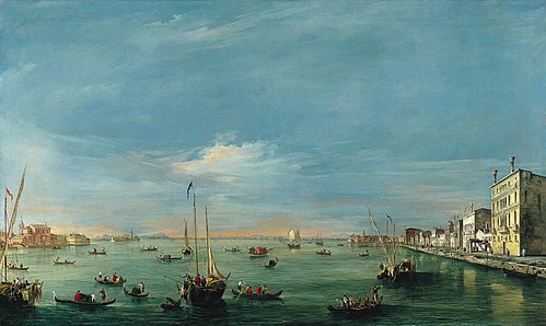 View of the Giudecca Canal and the Zattere, 1757, Francesco Guardi
