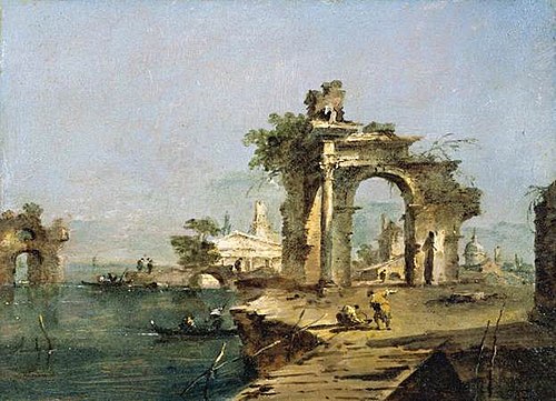Venetian Capriccio, 1775, Francesco Guardi