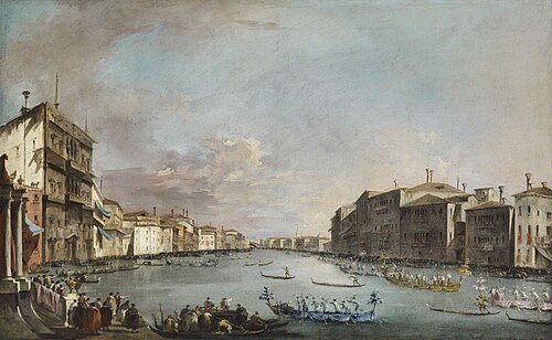 Régate à Venise, 1770, Francesco Guardi