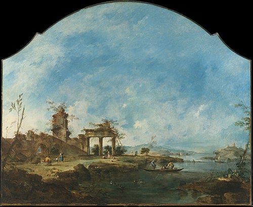 Fantastic Landscape, 1765, Francesco Guardi