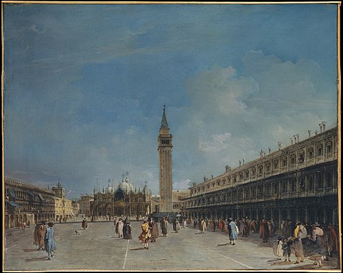 Place Saint-Marc, 1768, Francesco Guardi