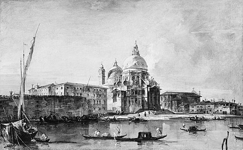 Santa Maria della Salute, 1760, Francesco Guardi