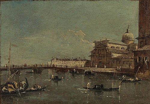 View of the S. Pietro di Castello, Venice, 1770, Francesco Guardi