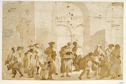 Figure Studies, 1765, Francesco Guardi