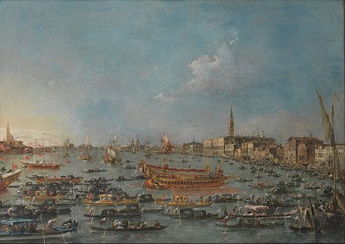 Bucintoro-festen i Venedig, 1750, Francesco Guardi