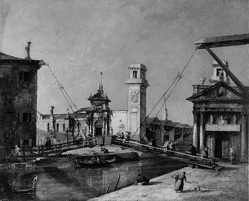Entrance to the Arsenal, Venice, , Francesco Guardi