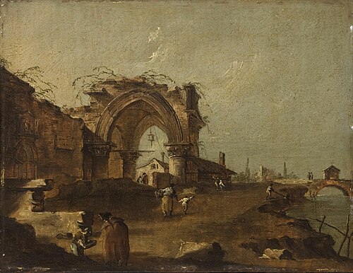 Capriccio with Ruins, , Francesco Guardi