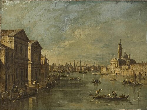 View between the Giudecca and San Giorgio Maggiore, , Francesco Guardi