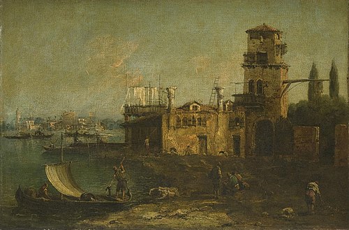 Villa by the Sea, , Francesco Guardi