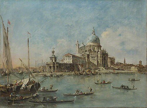 Venice: The Punta della Dogana, 1770, Francesco Guardi