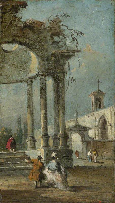 Caprice View with Ruins, 1783, Francesco Guardi