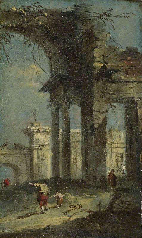 Caprice View with Ruins, 1783, Francesco Guardi