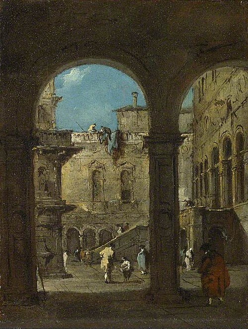 An Architectural Caprice, 1774, Francesco Guardi