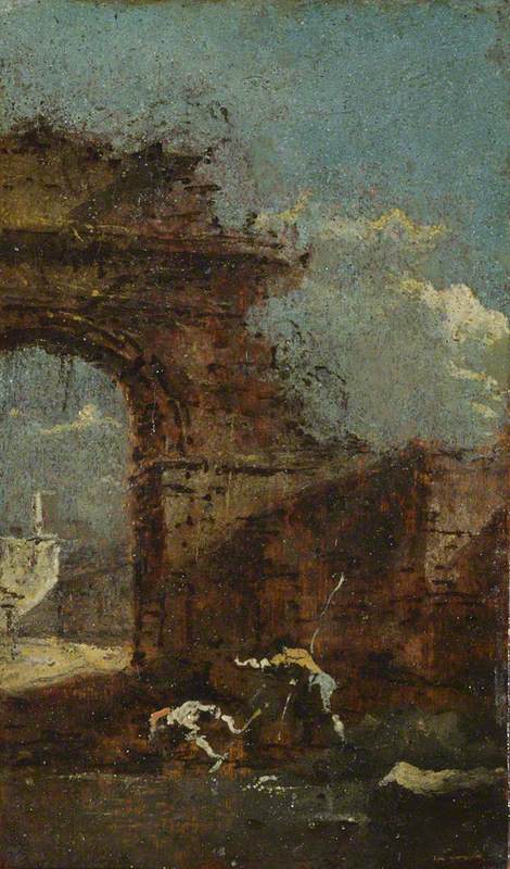 Caprice View with Ruins, 1783, Francesco Guardi