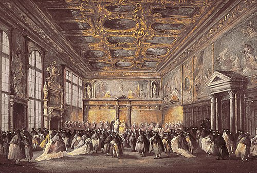 Ceremonial Event in the Doge's Palace, , Francesco Guardi