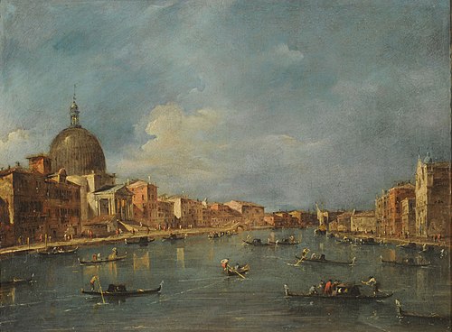 Grand Canal with Sam Simeone piccolo, , Francesco Guardi