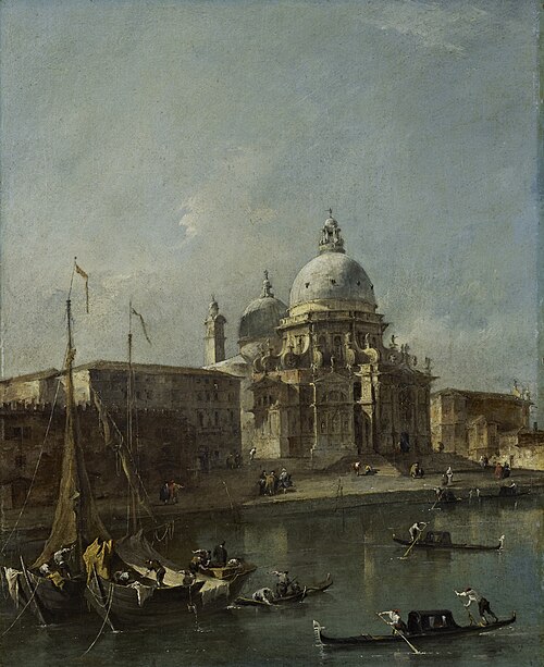 Santa Maria della Salute, Venise, 1770, Francesco Guardi