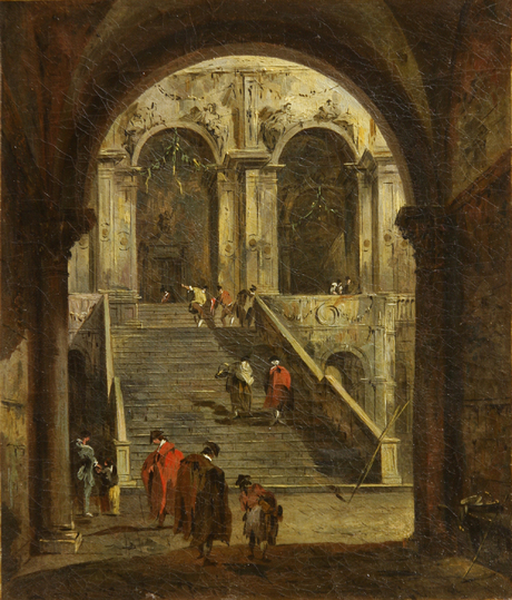 Yard, 1850, Francesco Guardi