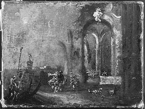 Architektur-Capriccio (Nachahmer), , Francesco Guardi