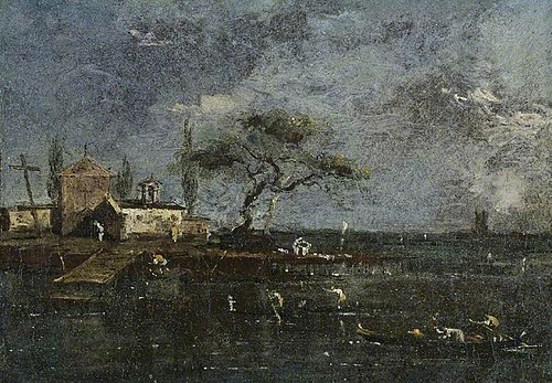 The island of Anconetta, Venice, , Francesco Guardi
