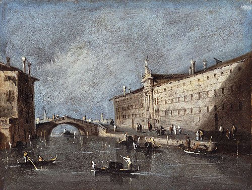 The Island S. Cristoforo di Murano, 1780, Francesco Guardi