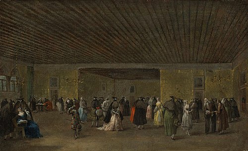 Main Salon in the Ridotto, Venice, 1765, Francesco Guardi