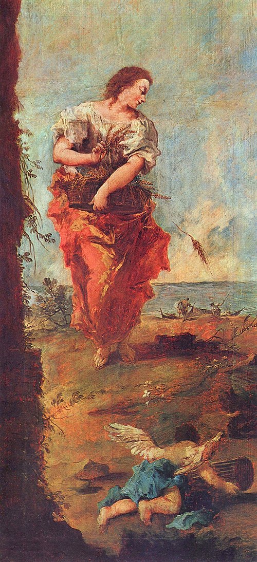 Allegory of Abundance, 1747, Francesco Guardi