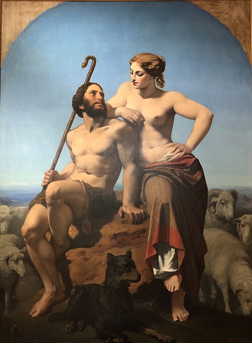 Les pasteurs de la Bible, 1850, Jules-Claude Ziegler