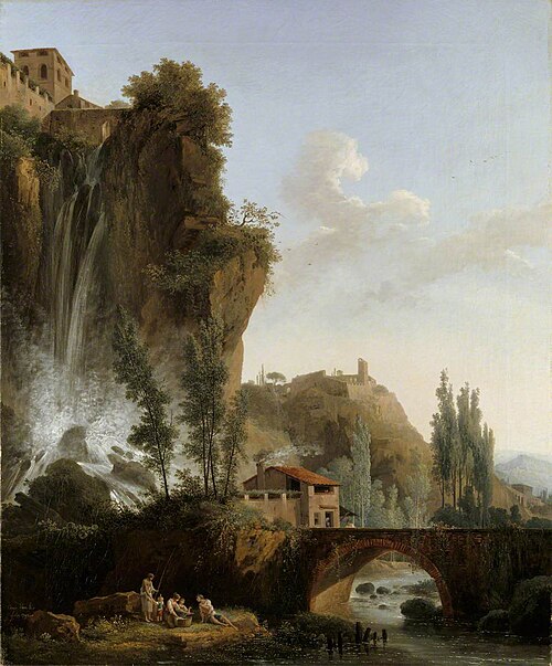 Landscape with Ravine and Bridge, 1794, Jules-César-Denis van Loo