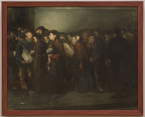 Soup of the poor, 1906, Jules Adler