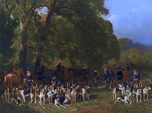 Départ pour la Chasse, , Jules Didier