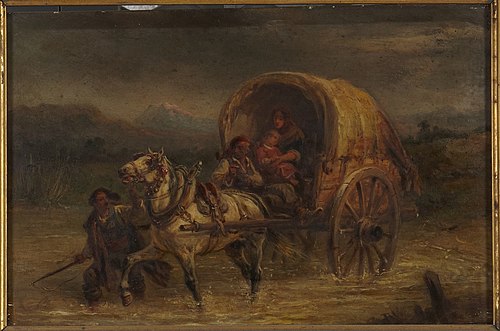 The Gypsies, 1874, Jules Jacques Veyrassat