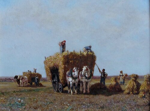 La récolte, 1893, Jules Jacques Veyrassat