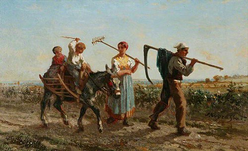 Returning Home, , Jules Jacques Veyrassat