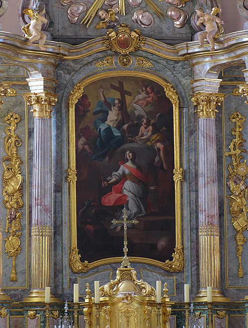 Apothéose de sainte Marguerite, 1772, Monique Daniche