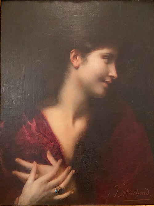 Woman Looking to Right, 1878, Jules Machard