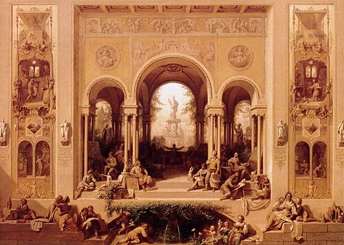 The Arts Flourishing in Munich, 1861, Eugen Napoleon Neureuther