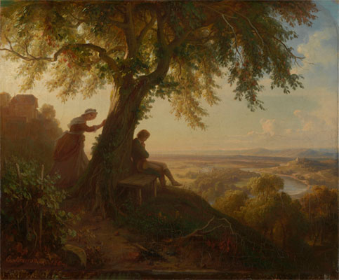 Aus Goethes „Hermann und Dorothea“, 1864, Eugen Napoleon Neureuther