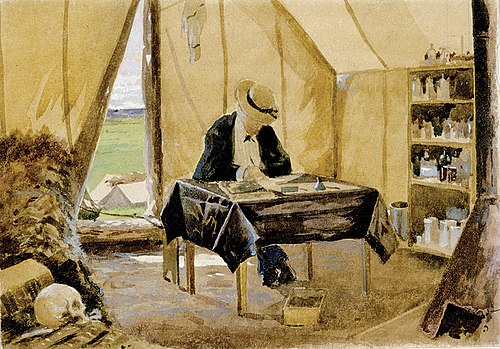 Red Cloud Camp, , Jules Tavernier