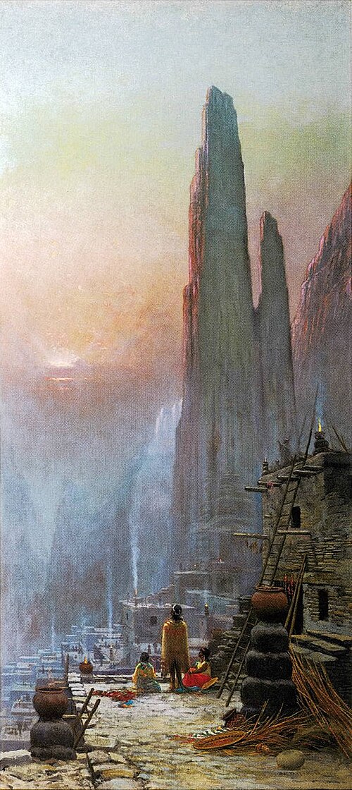 Waiting for Montezuma, 1879, Jules Tavernier