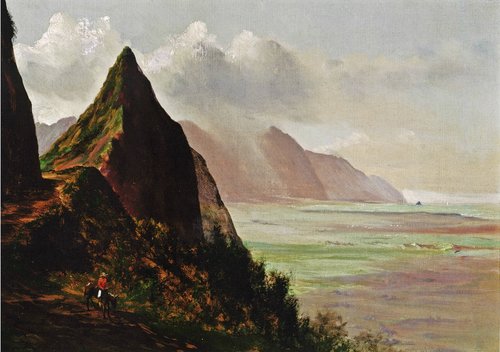 Vue du Pali, 1886, Jules Tavernier