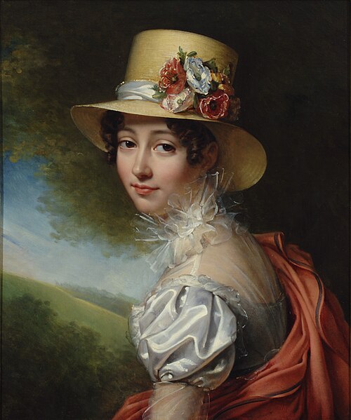 Portrait de Zoé Jacqueline Duvidal de Montferrier, 1819, Julie Duvidal de Montferrier