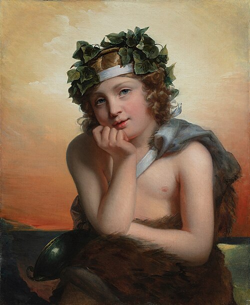 Bacchus enfant, 1822, Julie Duvidal de Montferrier