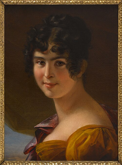 Portrait d'Adèle Foucher, 1820, Julie Duvidal de Montferrier