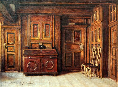 The Brown Parlour, 1874, Carl Ludwig Jessen