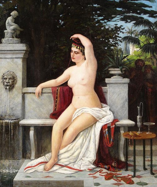 Susannah at the Bath, 1871, Carl Ludwig Jessen