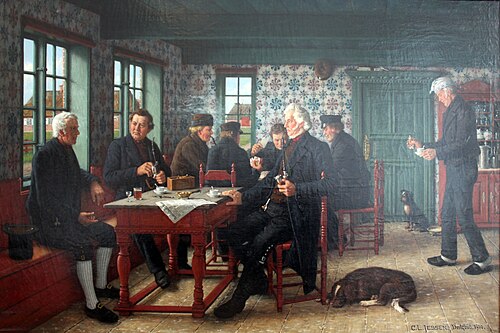 Im Kirchspielkrug, 1910, Carl Ludwig Jessen